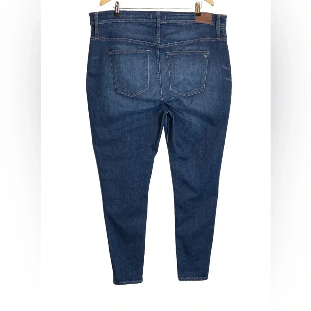 Madewell Curvy High Rise Skinny Jeans Plus Size 22 Magic Pockets Denim - Picture 4 of 11
